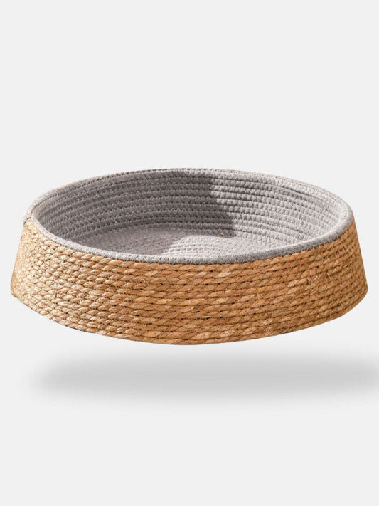 Panier rond en osier pour chat 38x38 cm